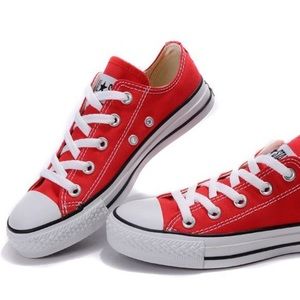Red Low Top Converse